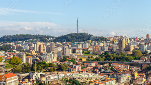 Landscape view on city of Porto  Portugal