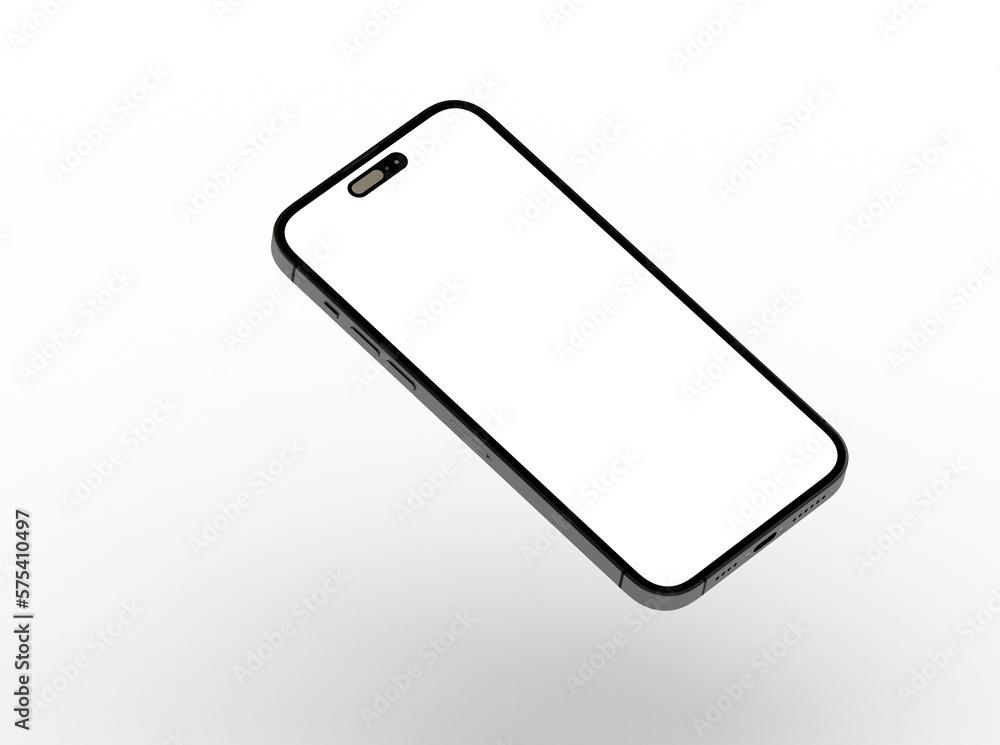 Mockup - realistic smartphone template mockup for user experience presentation