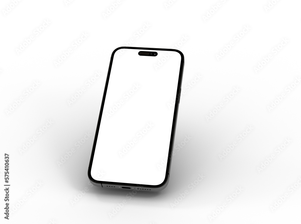 Mockup - smartphone With Blank Screen in 3d Mockup - smartphone With Blank Screen in 3d