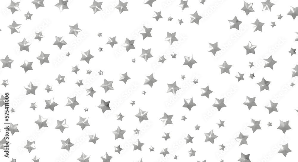Naklejka premium XMAS Stars - stars background, sparkle lights confetti falling. magic shining Flying christmas stars on night