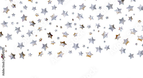 Fototapeta Naklejka Na Ścianę i Meble -  XMAS Stars - stars background, sparkle lights confetti falling. magic shining Flying christmas stars on night
