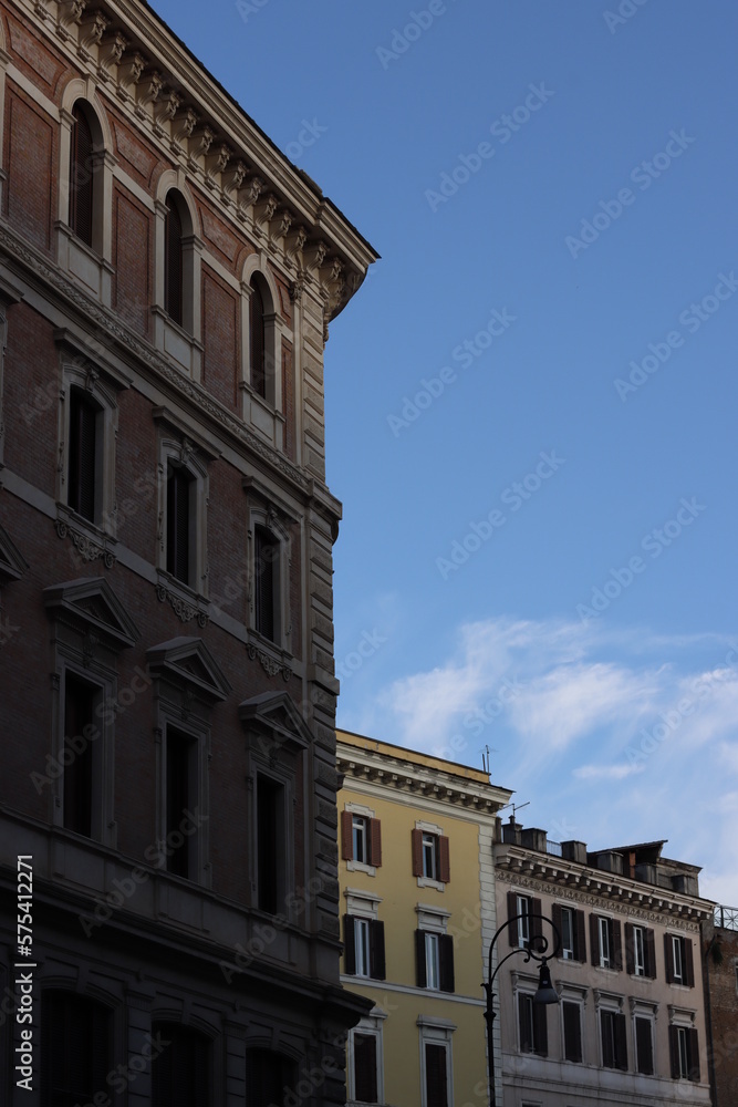 Classic architecture in Rome, Italy
