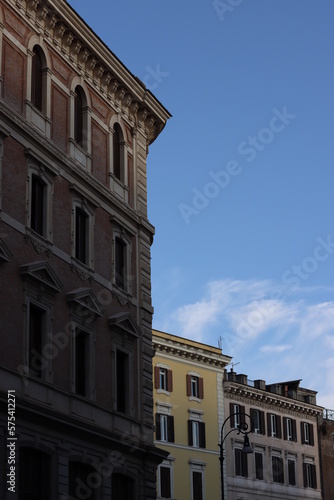 Classic architecture in Rome, Italy 