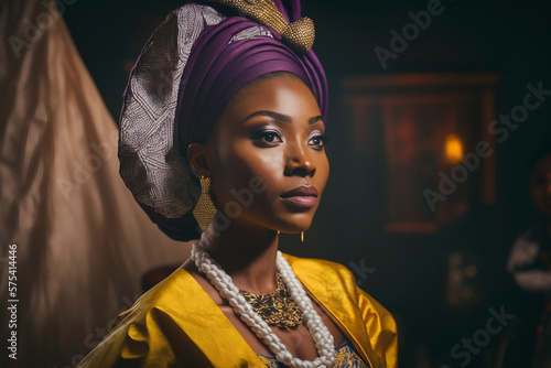 Generative AI. woman in traditional clothing