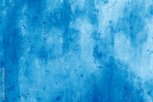 Texture of old blue concrete wall for background. Design blank.