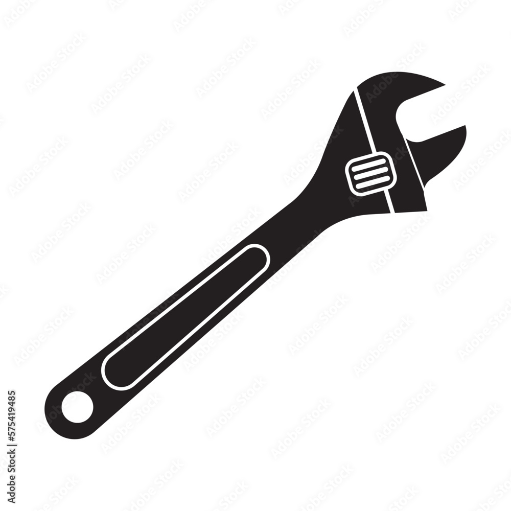 wrench icon logo vector design template wrench icon logo vector design template