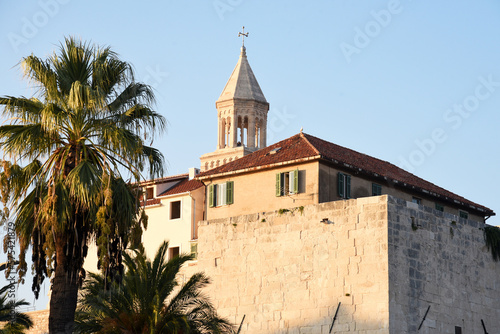 Split, Croatia. Elements of the ancient architecture of the city. 
