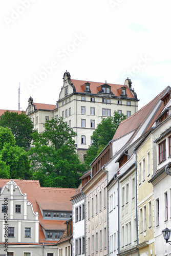 Low angle view of historical buildings in Pirna