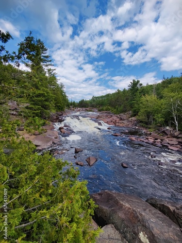 Waterfalls in forest 