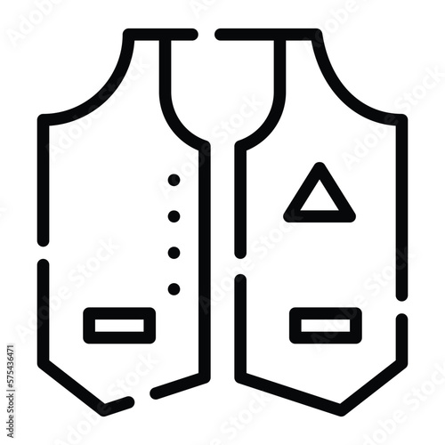 A waistcoat is a sleeveless piece of clothing with buttons 