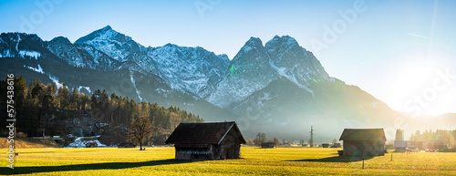 Photographie landscape near Garmisch-Partenkirchen - Zugspitze mountain