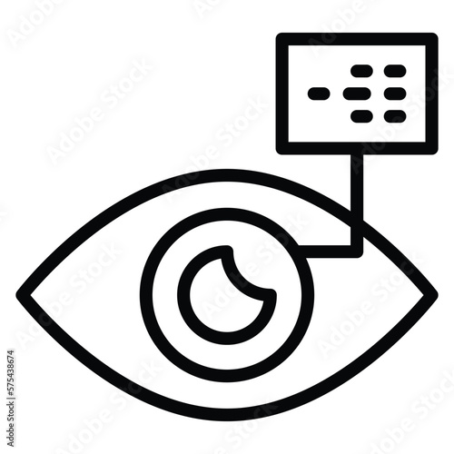 An information eye is a photodetector used for detecting obstruction of a light beam