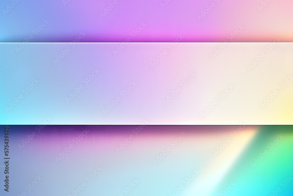 Candy pastels colors holographic background. Trendy abstract geometric colorful illustration. Generative AI.