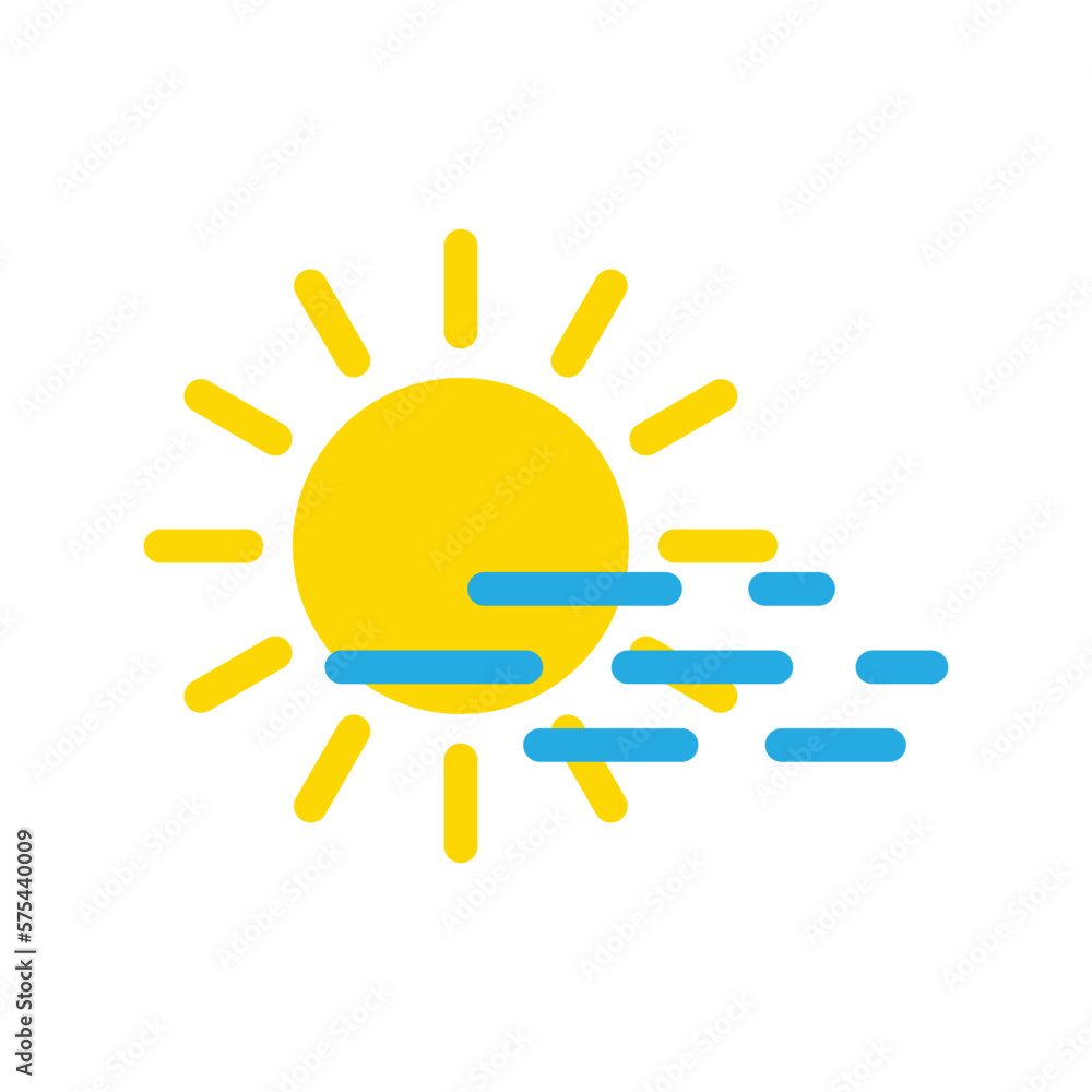 sun icon vector. weather icon