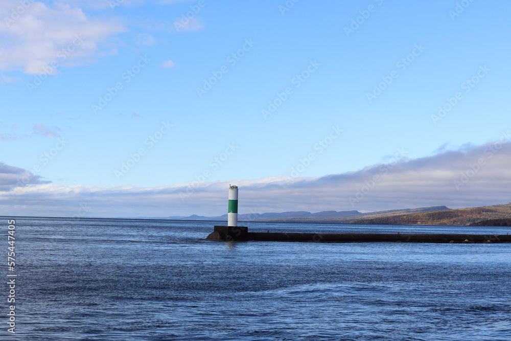 Lighthouse on Lake Superior in Two Harbors, Minnesota