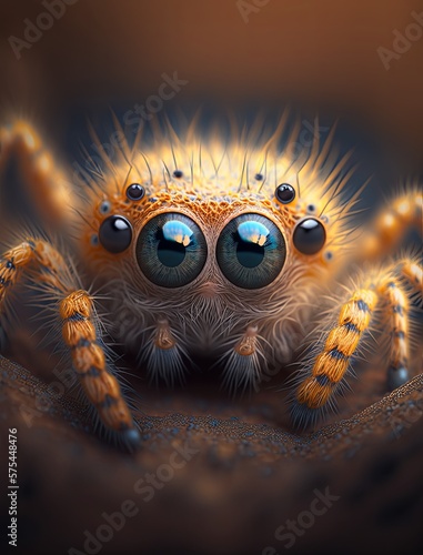cute spider macro photo