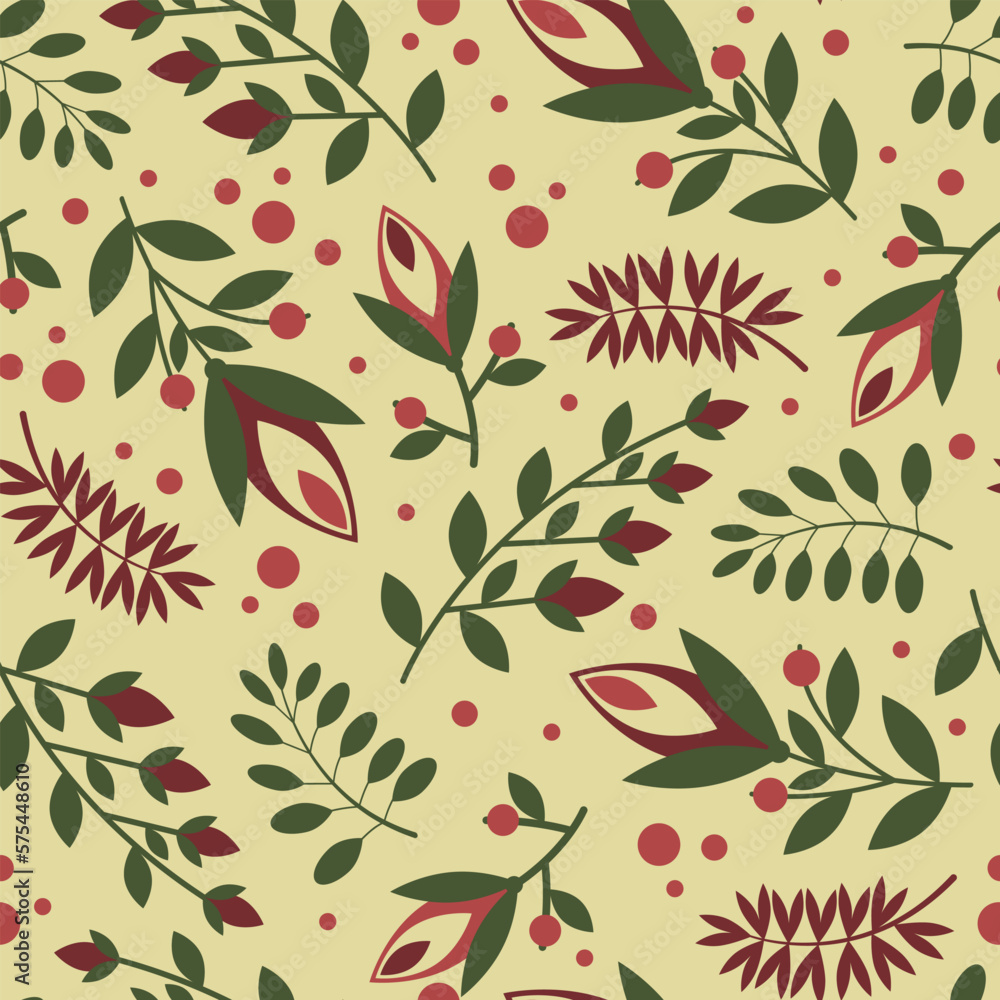 seamless pattern with stylized flowers seamless pattern with stylized flowers