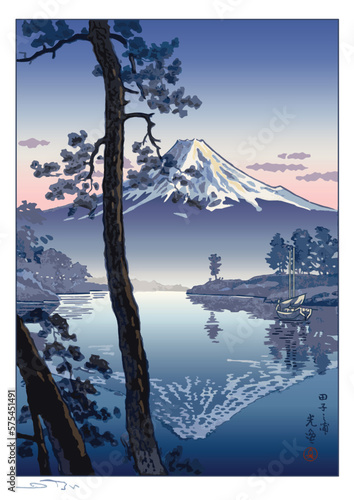 fuji from tago bay