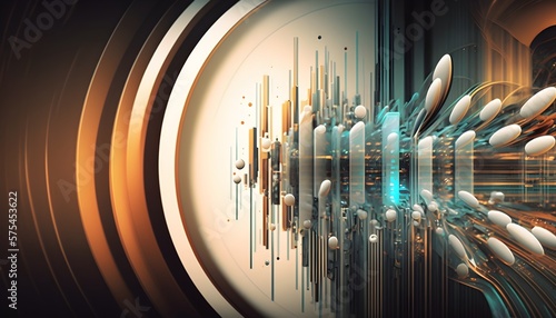 An abstract background image in beige and brown colors