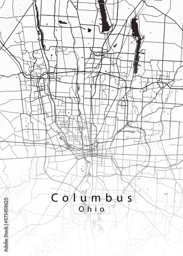 Columbus Ohio City Map
