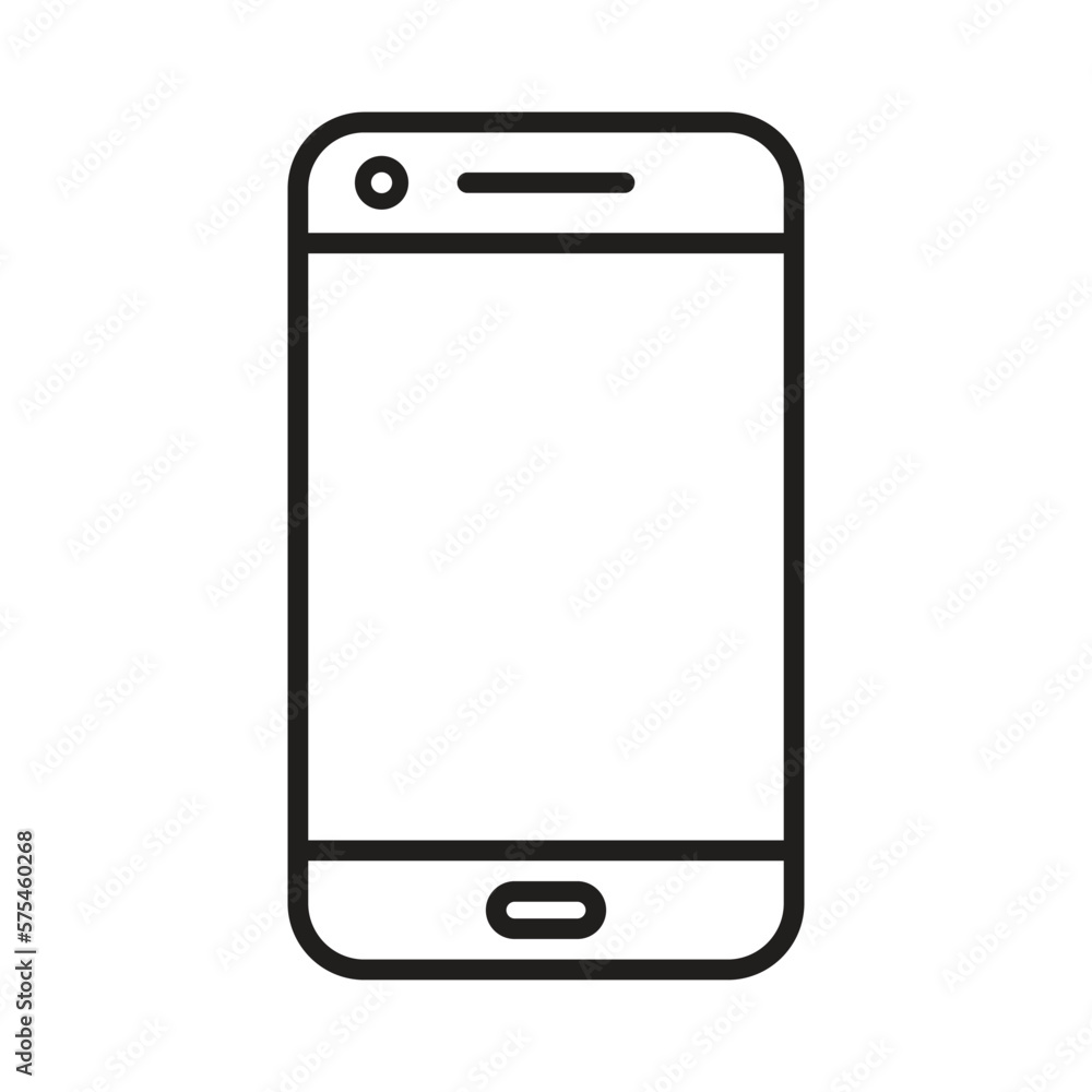 smartphone line icon black, mobile phone icon outline vector, touch screen phone line, Trendy Smartphone Icon vector eps 10 smartphone line icon black, mobile phone icon outline vector, touch screen phone line, Trendy Smartphone Icon vector eps 10