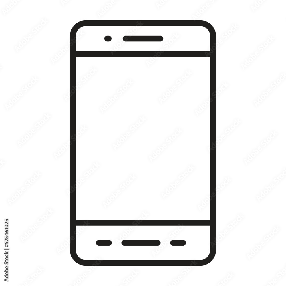 smartphone line icon black, mobile phone icon outline vector, touch screen phone line, Trendy Smartphone Icon vector eps 10 smartphone line icon black, mobile phone icon outline vector, touch screen phone line, Trendy Smartphone Icon vector eps 10