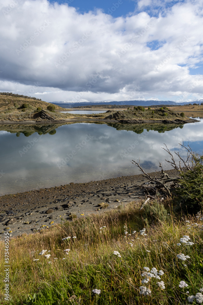 Landscape at the beautiful end of the world - Ushuaia, Tierra del Fuego, South America