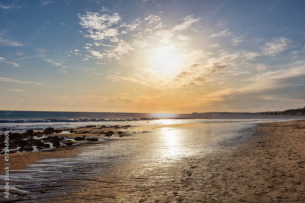 Obraz premium sunset on the beach