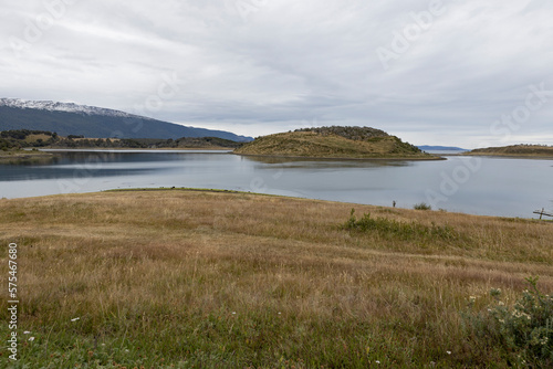 Landscape at the beautiful end of the world - Ushuaia  Tierra del Fuego  South America - Panorama