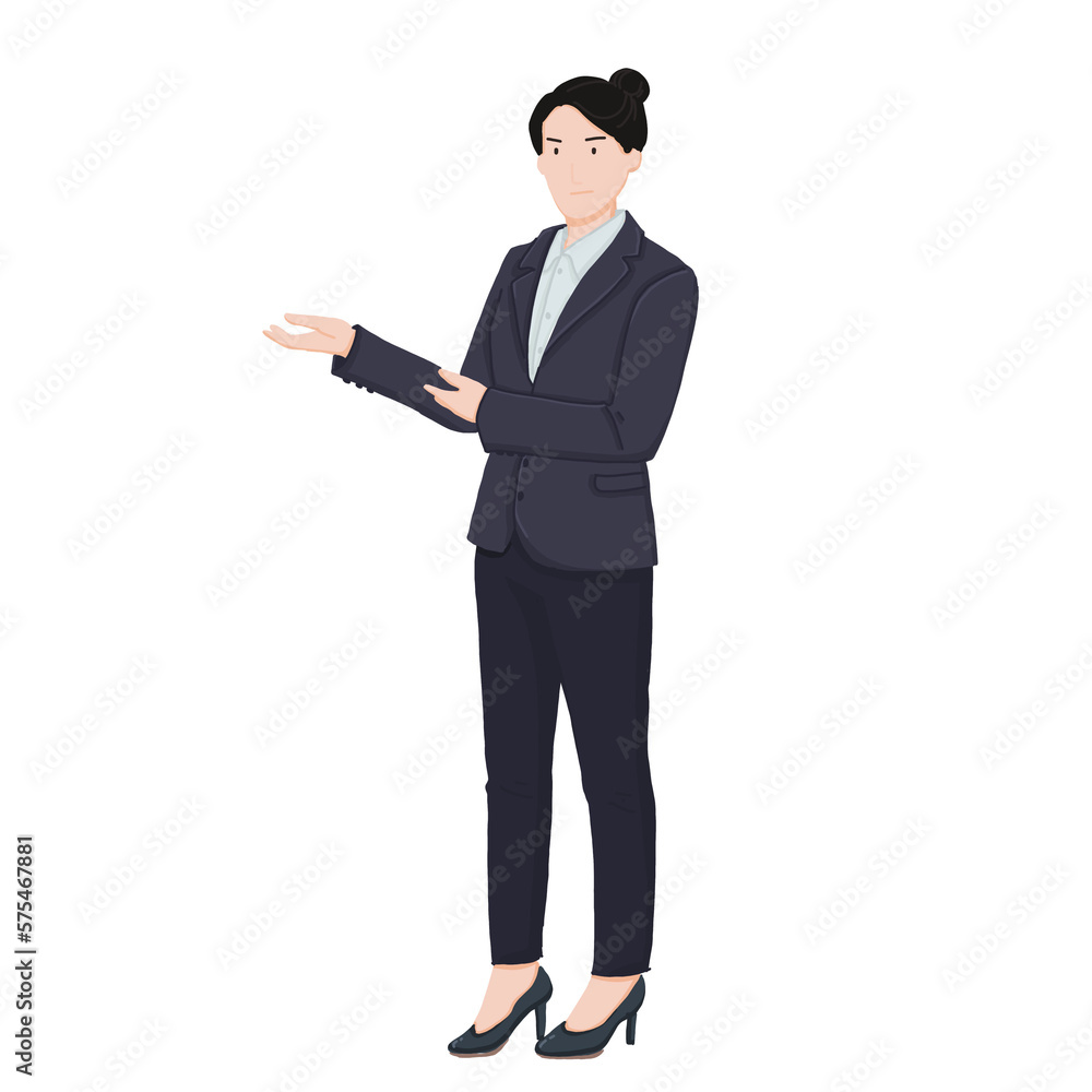 Person Presenting Something Person Presenting Something
