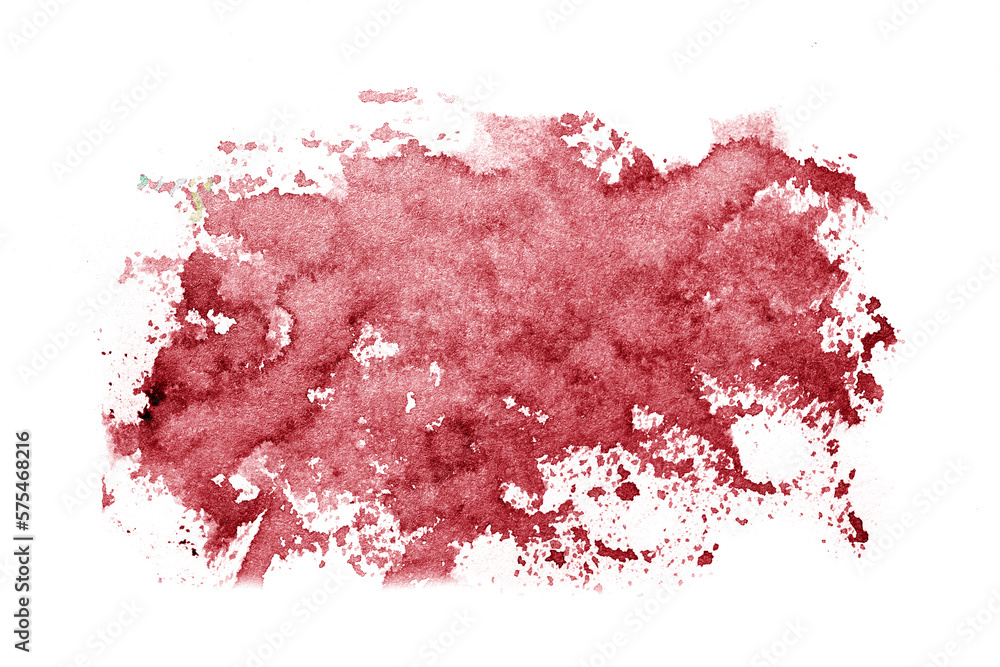 Russia, Russian, Moscow oblast flag background painted on white paper with watercolor.