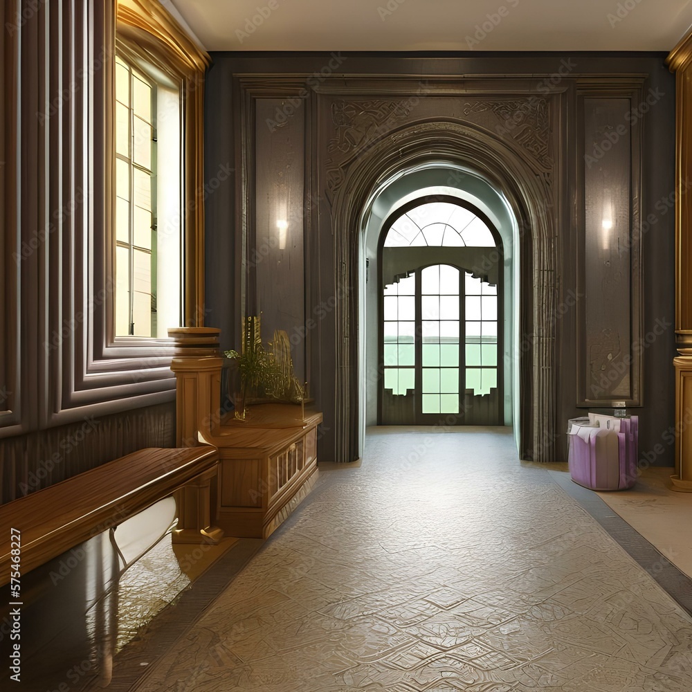 10. An entryway or foyer with a storage bench or coat rack for storing belongings.3, Generative AI 10. An entryway or foyer with a storage bench or coat rack for storing belongings.3, Generative AI