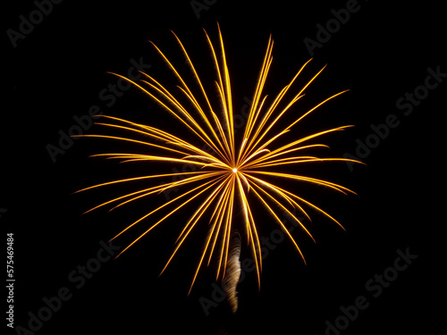fireworks in the night sky