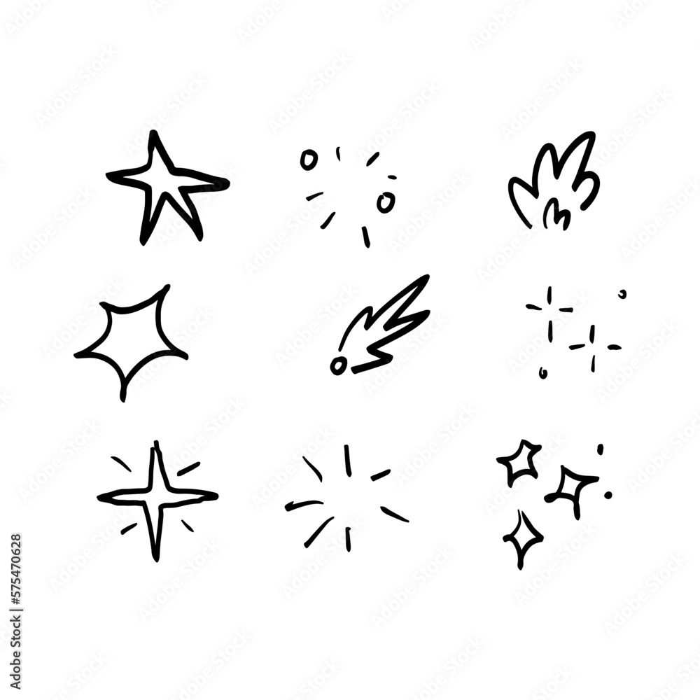hand drawn vector doodle graphic element