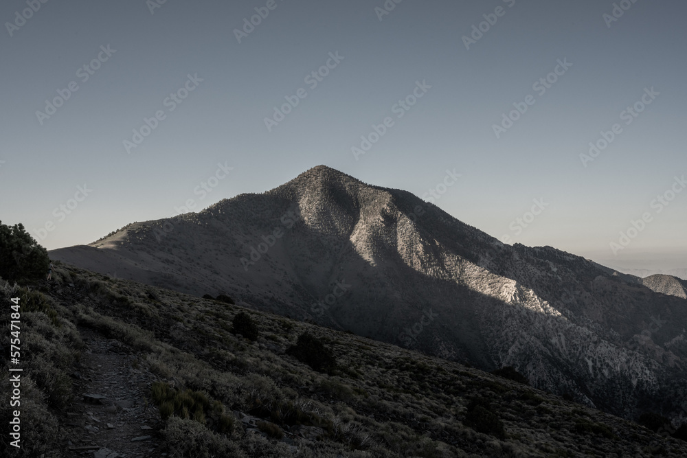 Muted Colors of Telescope Peak In Death Valley Muted Colors of Telescope Peak In Death Valley