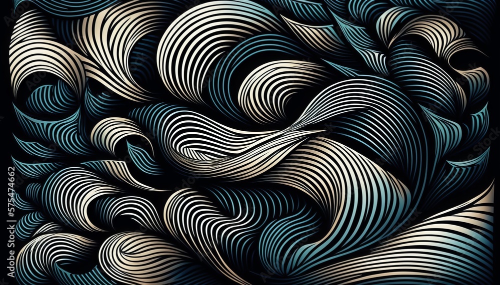 Texture Pattern Minimalist Vector Flow Art. AI generative. Texture Pattern Minimalist Vector Flow Art. AI generative.