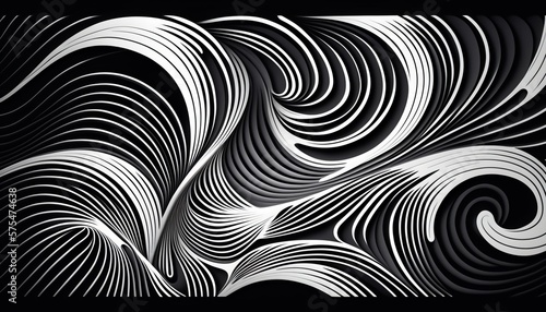 Texture Pattern Minimalist Vector Flow Art. AI generative.