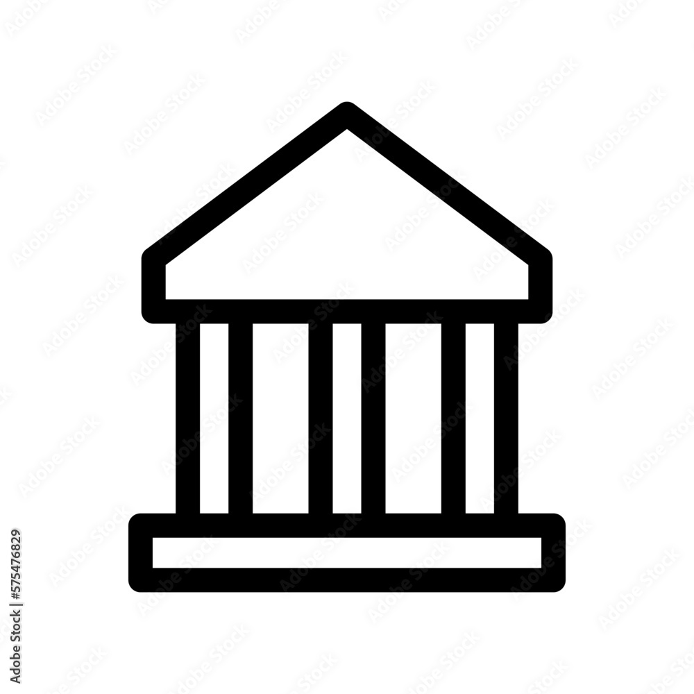 bank icon or logo isolated sign symbol vector illustration - high quality black style vector icons bank icon or logo isolated sign symbol vector illustration - high quality black style vector icons