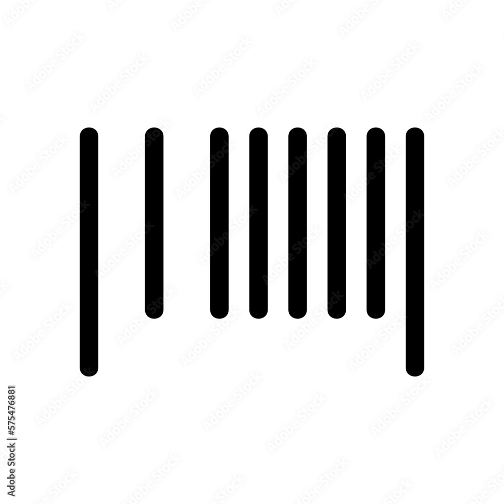 barcode icon or logo isolated sign symbol vector illustration - high quality black style vector icons barcode icon or logo isolated sign symbol vector illustration - high quality black style vector icons