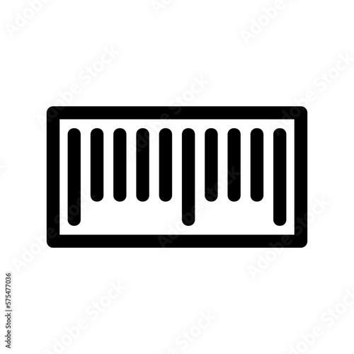 barcode icon or logo isolated sign symbol vector illustration - high quality black style vector icons