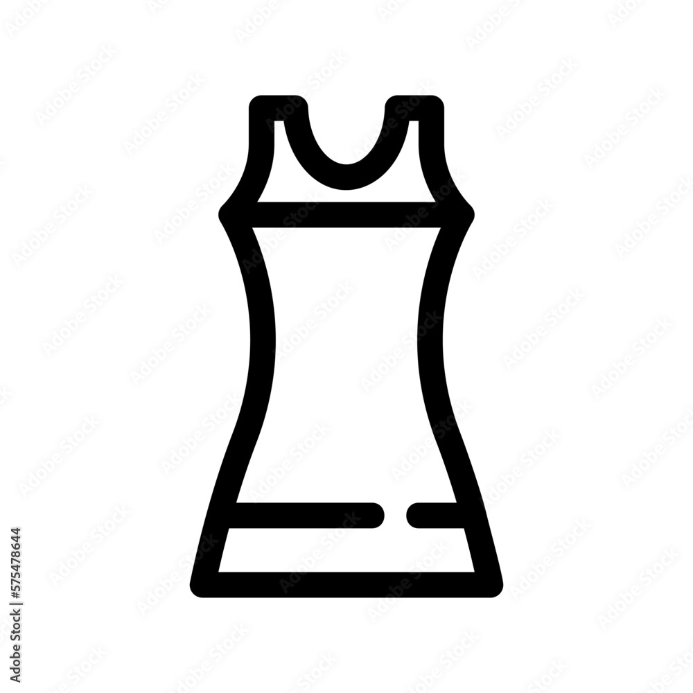 dress icon or logo isolated sign symbol vector illustration - high quality black style vector icons