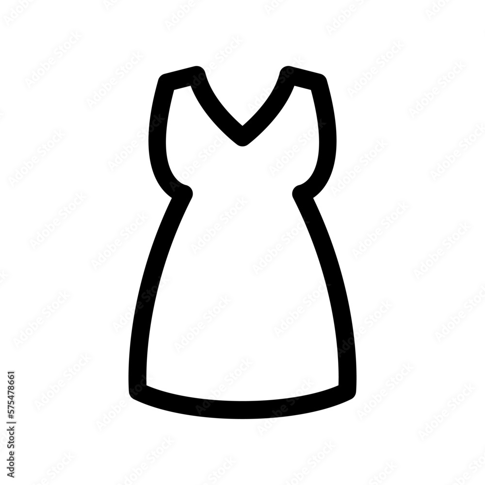 dress icon or logo isolated sign symbol vector illustration - high quality black style vector icons dress icon or logo isolated sign symbol vector illustration - high quality black style vector icons