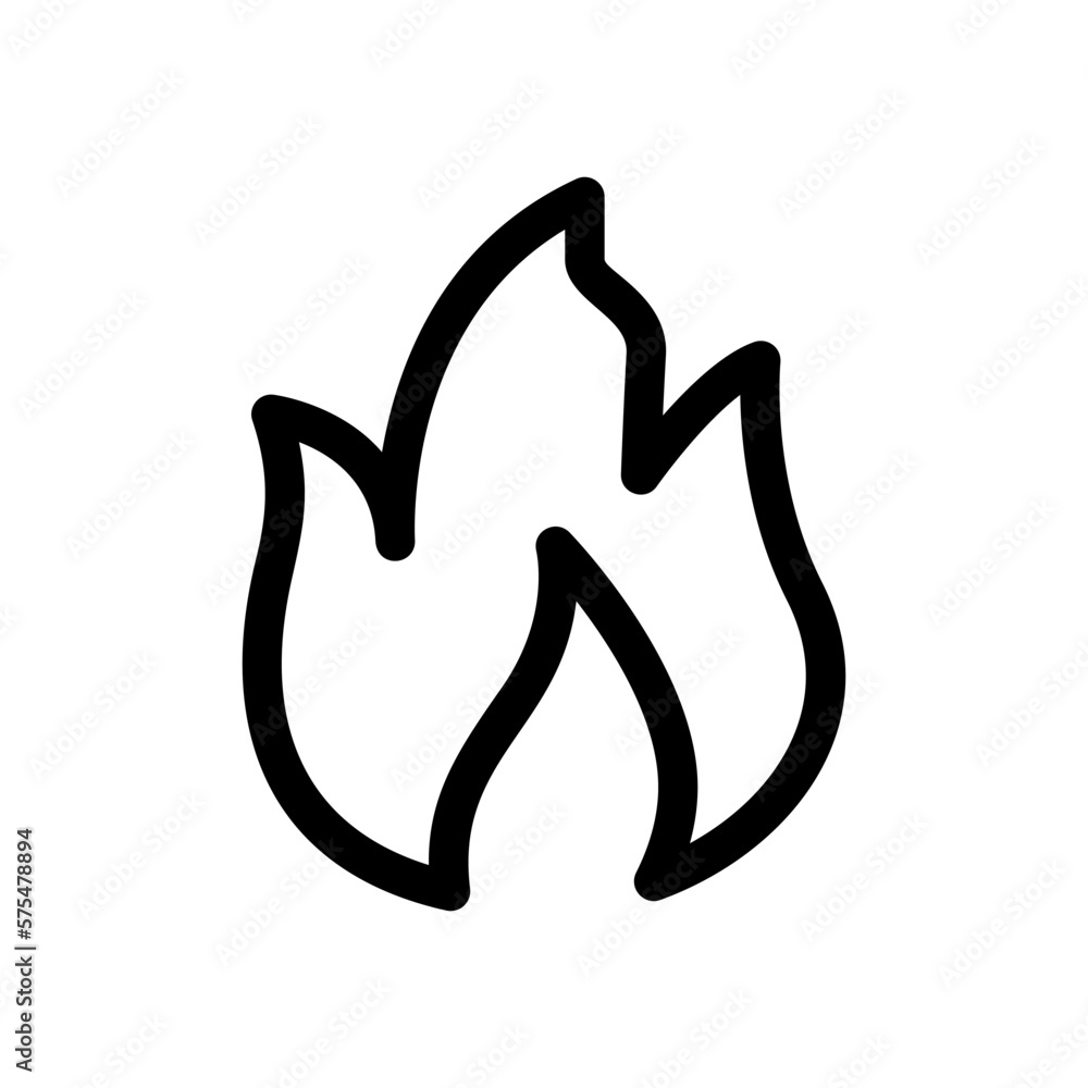 fire icon or logo isolated sign symbol vector illustration - high quality black style vector icons fire icon or logo isolated sign symbol vector illustration - high quality black style vector icons