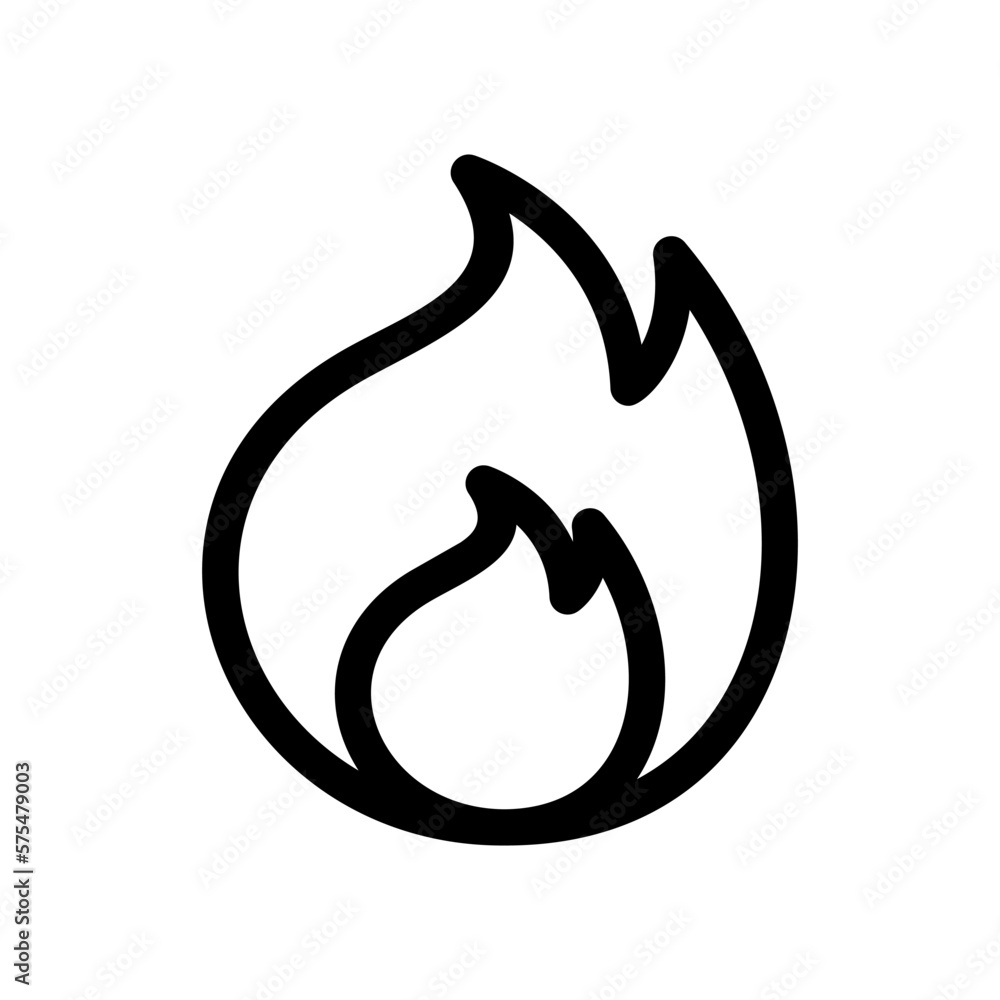fire icon or logo isolated sign symbol vector illustration - high quality black style vector icons fire icon or logo isolated sign symbol vector illustration - high quality black style vector icons