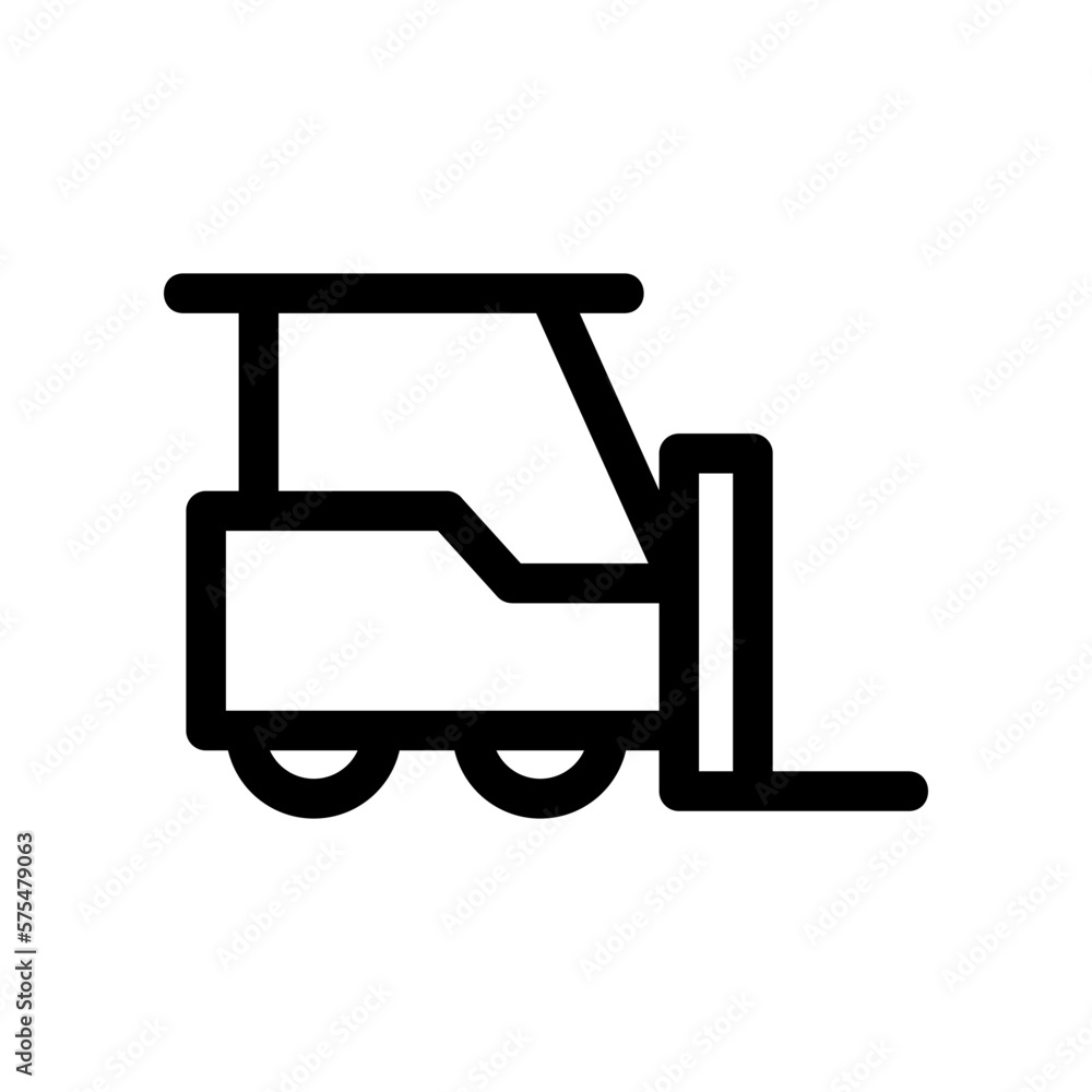 forklift icon or logo isolated sign symbol vector illustration - high quality black style vector icons forklift icon or logo isolated sign symbol vector illustration - high quality black style vector icons