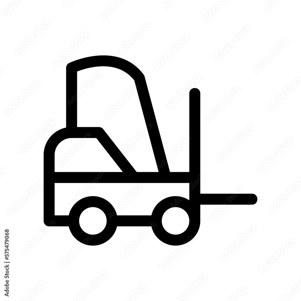 forklift icon or logo isolated sign symbol vector illustration - high quality black style vector icons forklift icon or logo isolated sign symbol vector illustration - high quality black style vector icons
