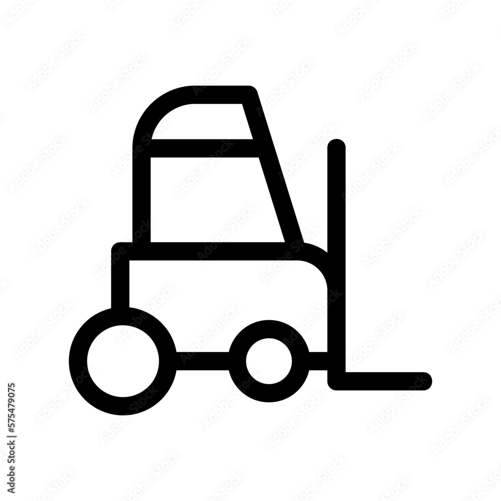 forklift icon or logo isolated sign symbol vector illustration - high quality black style vector icons forklift icon or logo isolated sign symbol vector illustration - high quality black style vector icons