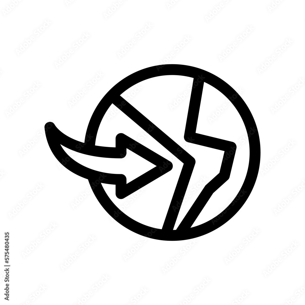 Earth Rotation icon or logo isolated sign symbol vector illustration - high quality black style vector icons Earth Rotation icon or logo isolated sign symbol vector illustration - high quality black style vector icons