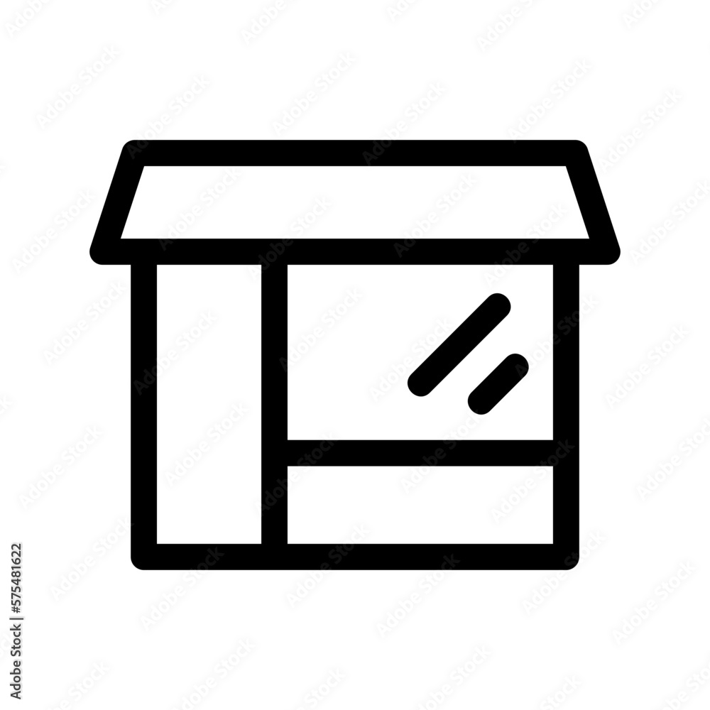 shop icon or logo isolated sign symbol vector illustration - high quality black style vector icons