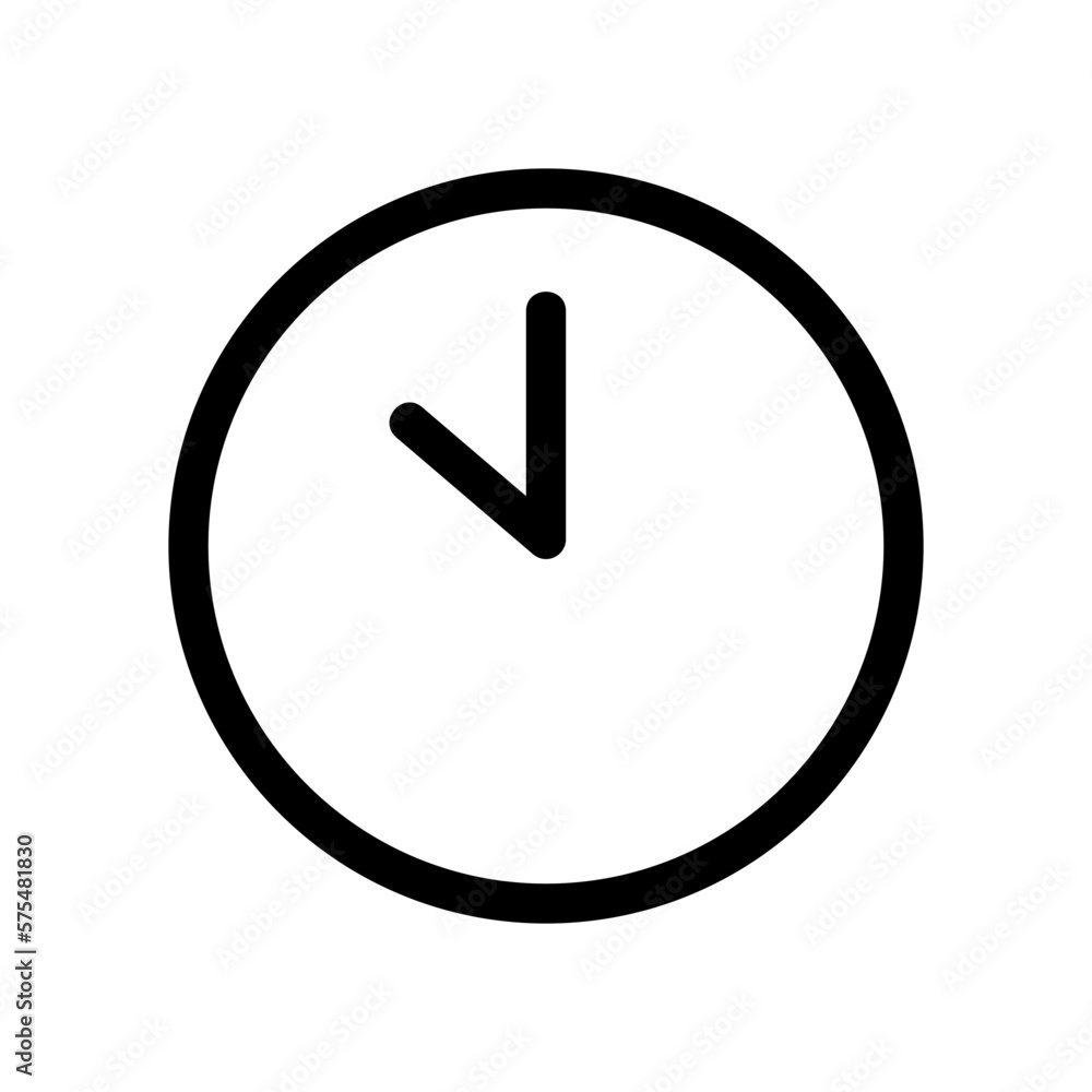 time icon or logo isolated sign symbol vector illustration - high quality black style vector icons